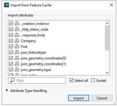 Selecting all attributes to expose